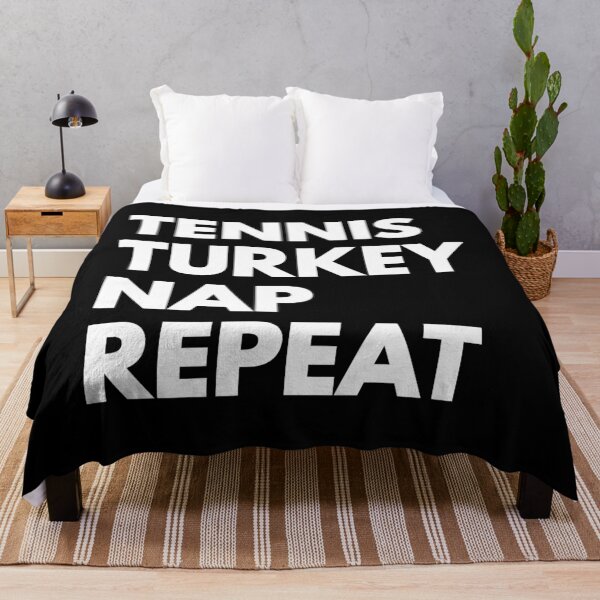 Item preview, Tennis Turkey Nap Repeat Funny Thanksgiving designed and sold by mographicdesign.