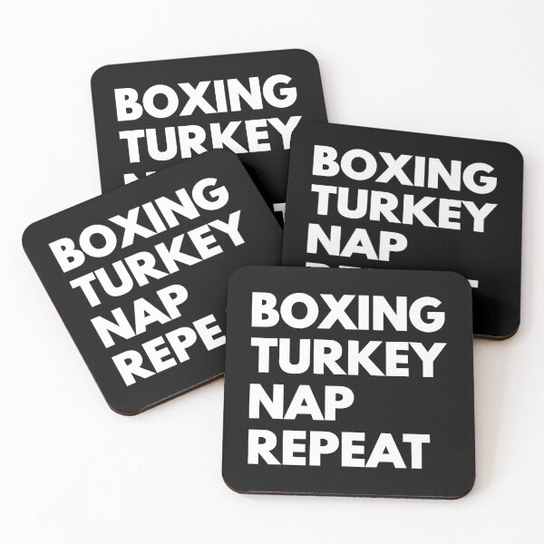 Item preview, Boxing Turkey Nap Repeat Funny Thanksgiving designed and sold by mographicdesign.