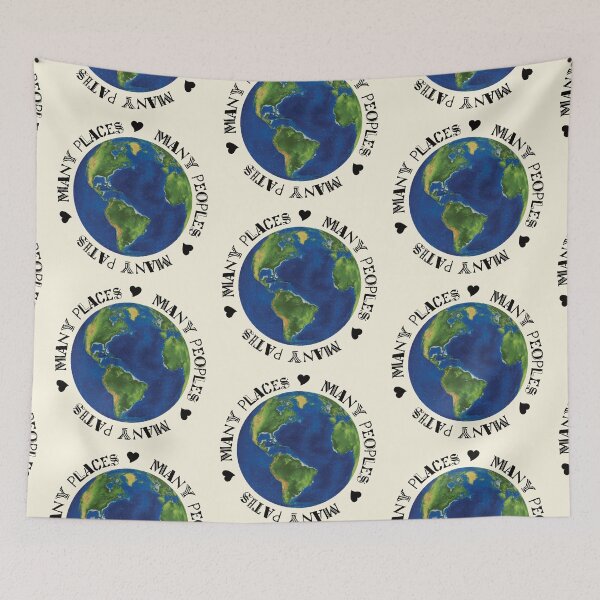 Item preview, Many Places, Many Peoples, Many Paths designed and sold by Prints4Pagans.