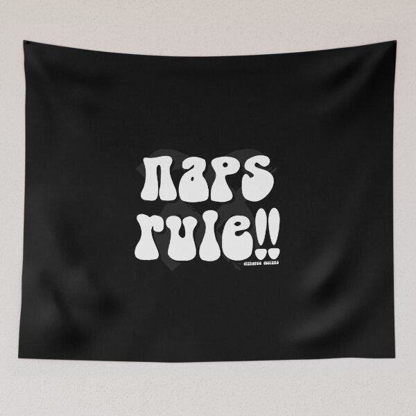 Item preview, naps rule shite shad text dizkorce designed and sold by Dizkorce.