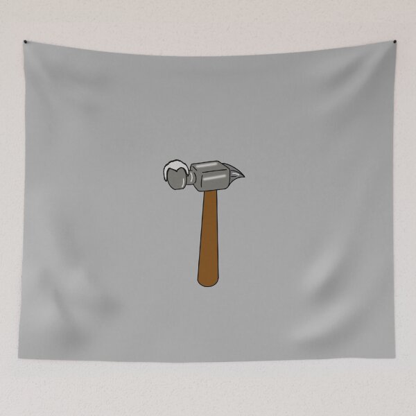 Item preview, Hammer head with white hair designed and sold by BV-creas.
