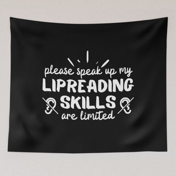 Item preview, Please Speak Up I Can't Lipread Through Your Mask designed and sold by m95sim.
