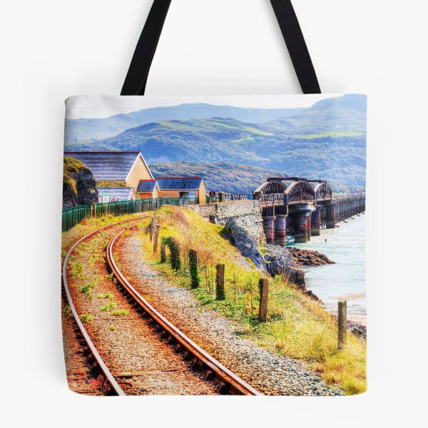 Item preview, Barmouth Railway Line And Bridge designed and sold by Paul Thompson Photography.