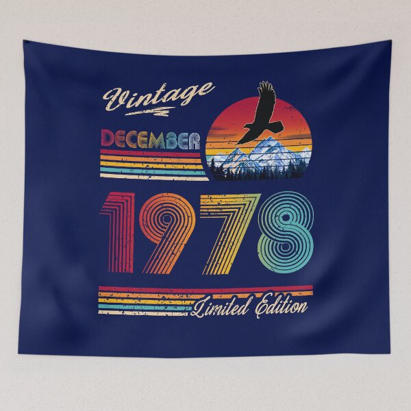 Item preview, December 1978 Birthday designed and sold by GreenSplash.