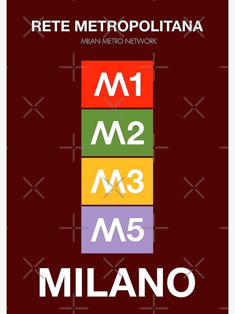 "Mailänder U-Bahn-Karte, Bob Noorda, Massimo Vignelli, U-Bahn-Alphabet