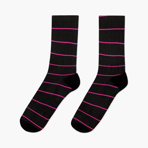 Item preview, Horizontal pink stripes on black designed and sold by Greenwood2112.