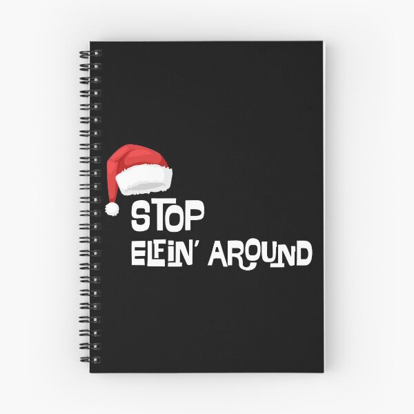 Item preview, Stop Elfin' Around Funny Christmas Gift designed and sold by saadtraibiz.