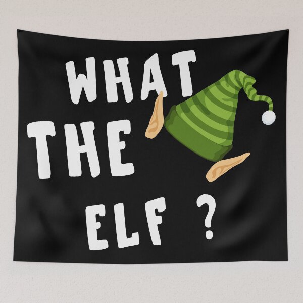 Item preview, What The Elf Funny Chritmas Gift designed and sold by saadtraibiz.