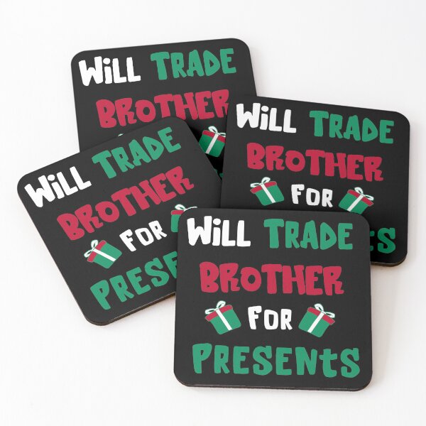 Item preview, Will Trade Brother For Presents Funny Christmas Gift designed and sold by saadtraibiz.