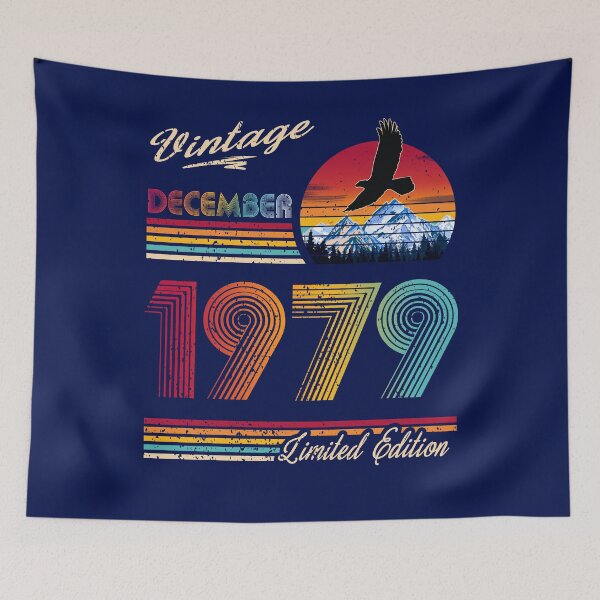 Item preview, December 1979 Birthday designed and sold by GreenSplash.