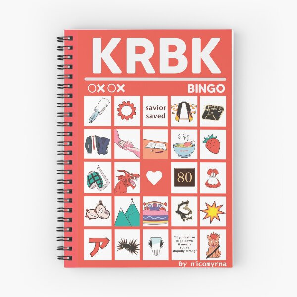 Item preview, Kiribaku Bingo designed and sold by NicoMyrna.