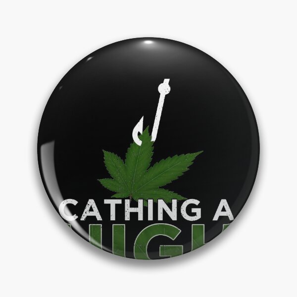 Item preview, Catching A High Angler Fisherman Weed Smoker Stoner Fishing  designed and sold by MarioShirtWorld.