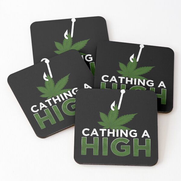 Item preview, Catching A High Angler Fisherman Weed Smoker Stoner Fishing  designed and sold by MarioShirtWorld.