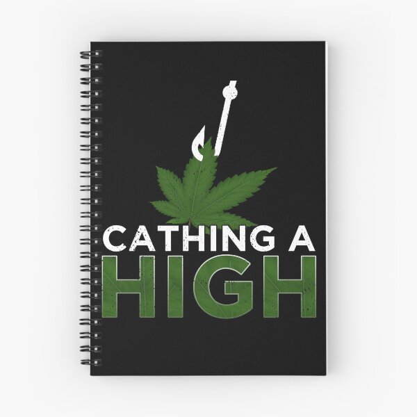 Item preview, Catching A High Angler Fisherman Weed Smoker Stoner Fishing  designed and sold by MarioShirtWorld.