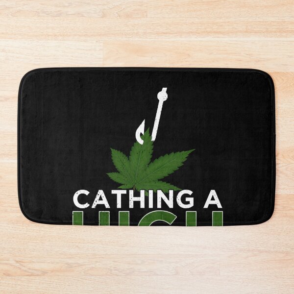 Item preview, Catching A High Angler Fisherman Weed Smoker Stoner Fishing  designed and sold by MarioShirtWorld.