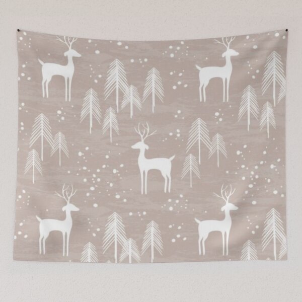 Item preview, Christmas Oh Deer Hunting Pattern Greeting Card designed and sold by loveoceanair.