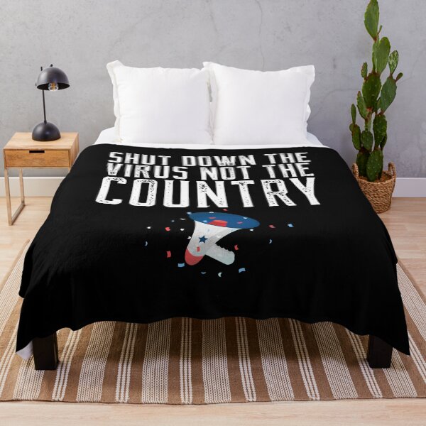 Item preview, Shut Down The Virus Not The Country designed and sold by Jajulile.