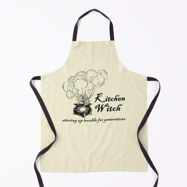 Item preview, Kitchen Witch & Cauldron designed and sold by Prints4Pagans.