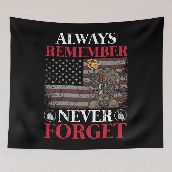 Item preview, VETERANS -Always Remember designed and sold by SergeantSwagger.