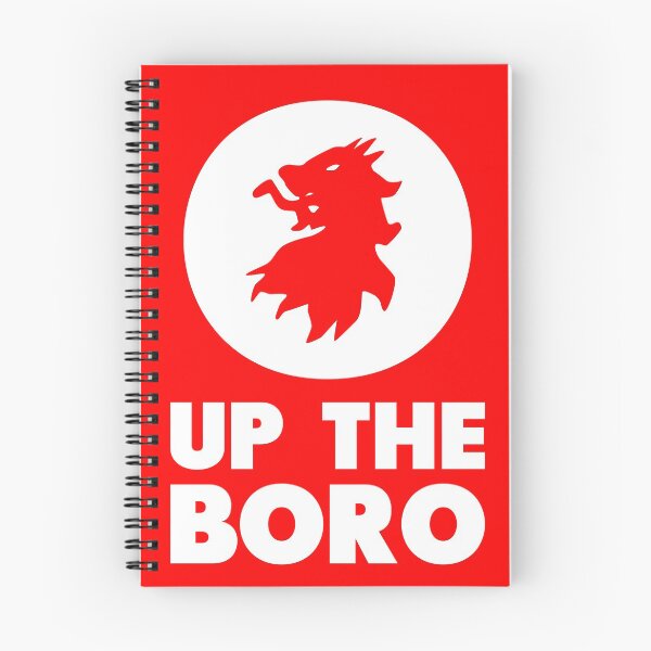 Item preview, Up The Boro - in white text designed and sold by iRussJ.