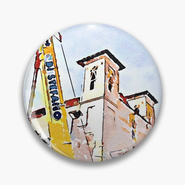 Item preview, L'Aquila: church with crane designed and sold by Giuseppe Cocco.