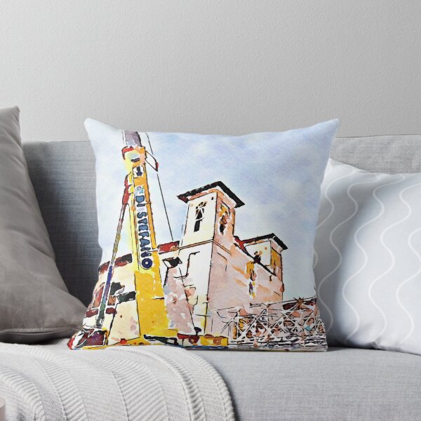 Item preview, L'Aquila: church with crane designed and sold by Giuseppe Cocco.