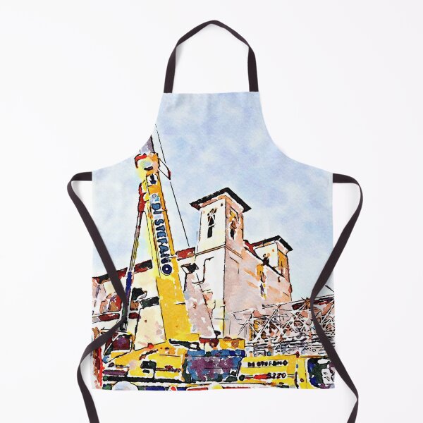 Item preview, L'Aquila: church with crane designed and sold by Giuseppe Cocco.