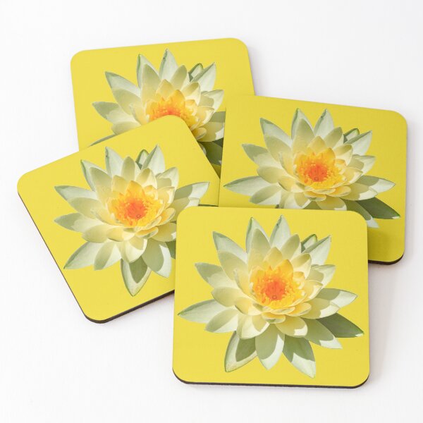 Item preview, White water lily isolated designed and sold by Martin Leber.