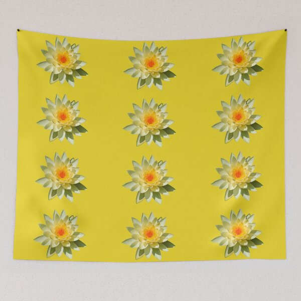 Item preview, White water lily isolated designed and sold by Martin Leber.
