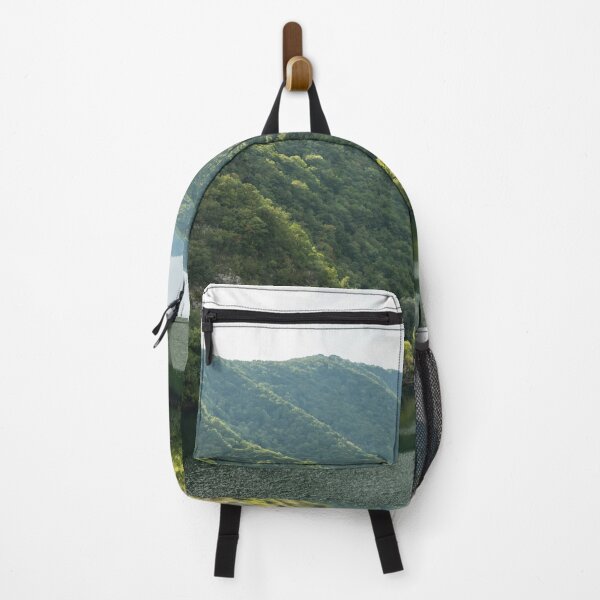 Item preview, Silence and Solitude - Verdant Mountains Hugging a Lake  designed and sold by Georgia Mizuleva.