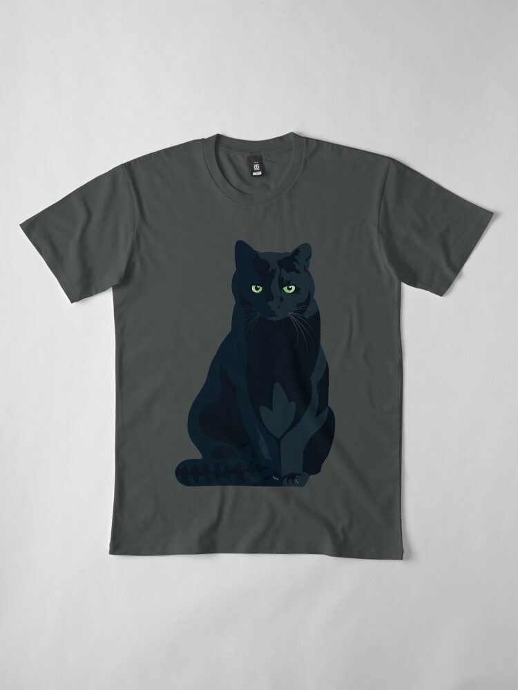 T-shirt premium ''Chat Shadow Gaming Communautaire' : autre vue