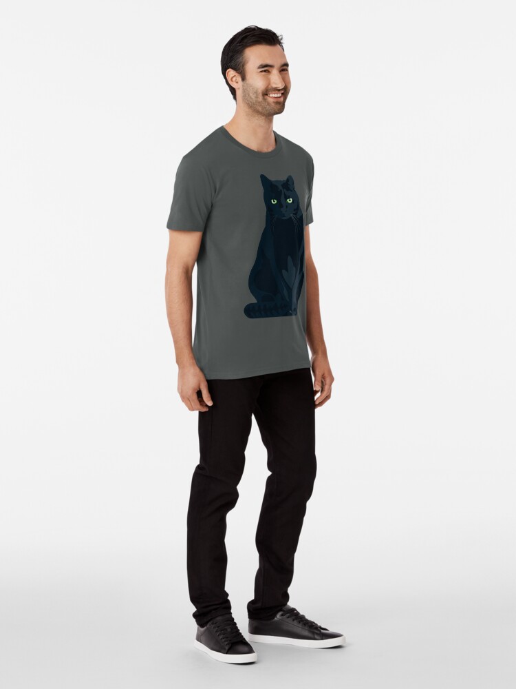 T-shirt premium ''Chat Shadow Gaming Communautaire' : autre vue