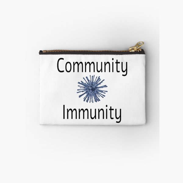 Item preview, Covid Virus Community Immunity Funny Logo designed and sold by Tom Carpenter.