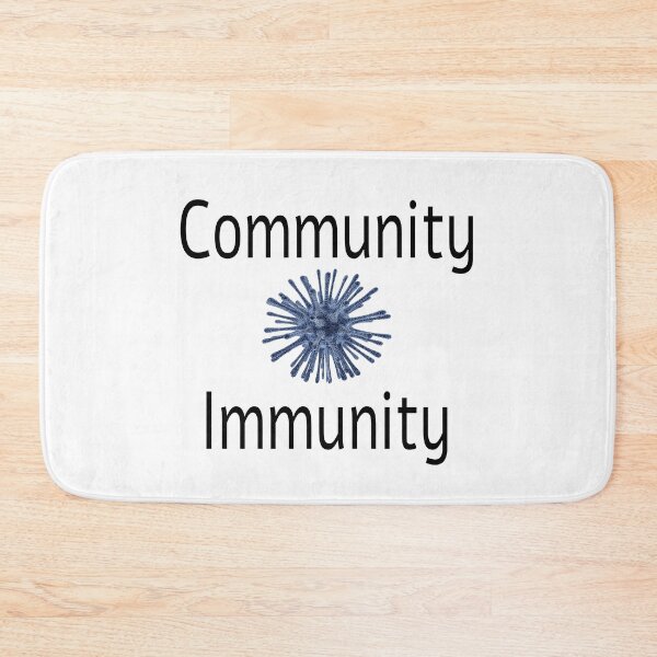 Item preview, Covid Virus Community Immunity Funny Logo designed and sold by Tom Carpenter.
