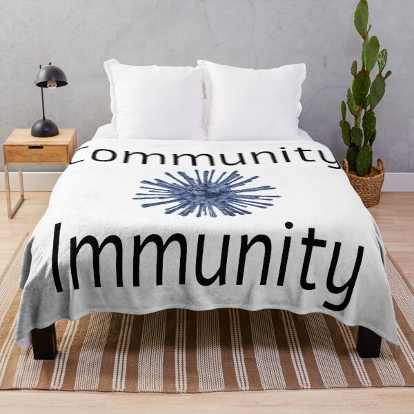 Item preview, Covid Virus Community Immunity Funny Logo designed and sold by Tom Carpenter.