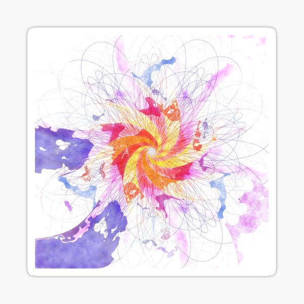 Mandala 11 (Supernova) Sticker