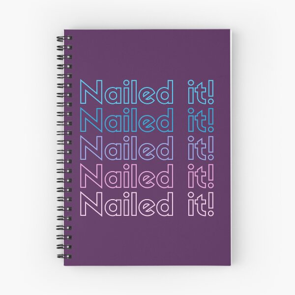 Item preview, Nailed it! Purple, Funny Quote designed and sold by hectorgool.