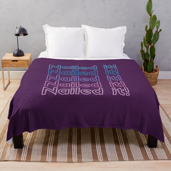 Item preview, Nailed it! Purple, Funny Quote designed and sold by hectorgool.