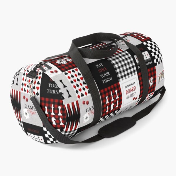 Item preview, Game night patchwork, black, red, white designed and sold by Fibracreativa.