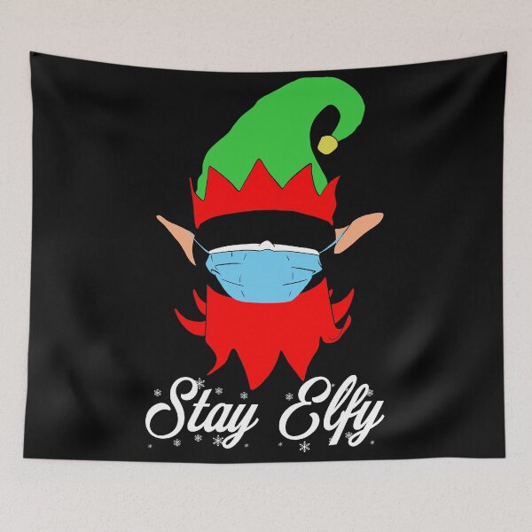 Item preview, Stay Elfy this quarantine Christmas designed and sold by ZartyDesigns.