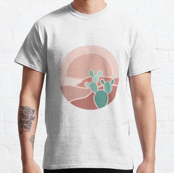 Prickly Pear Cactus Sunset Classic T-Shirt