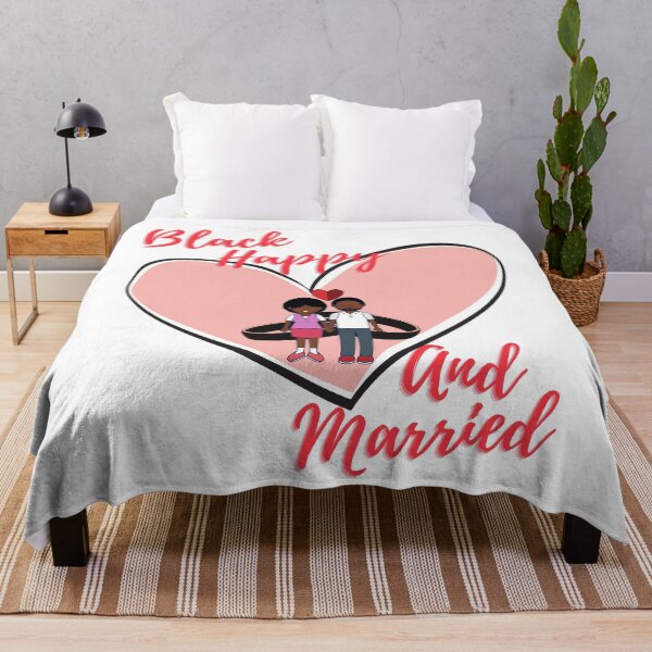 Item preview, Black Happy And Married INSPIRATIONAL Motivational Design designed and sold by LevelUpMerch.