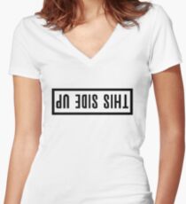 TsUp Women's Fitted V-Neck T-Shirt