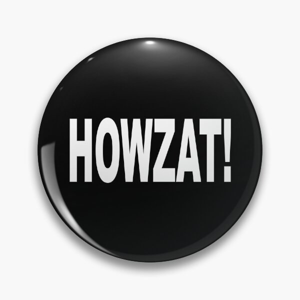 Item preview, HOWZAT! / CRICKET DESIGN designed and sold by PoshJocks.