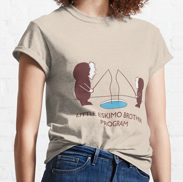 Alaska Eskimo Ice Fishing T-Shirt by Granger - Pixels