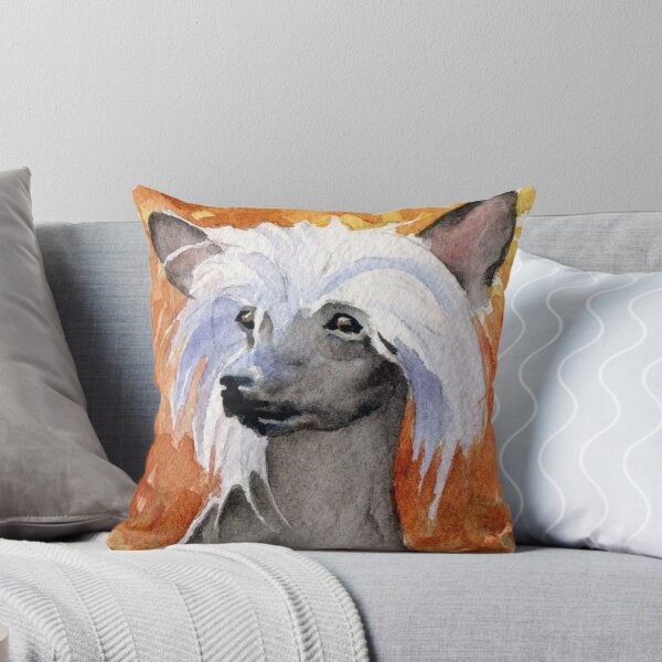 Item preview, Chinese Crested Dog - full face cute pets long hair  designed and sold by Coolstuff4you71.