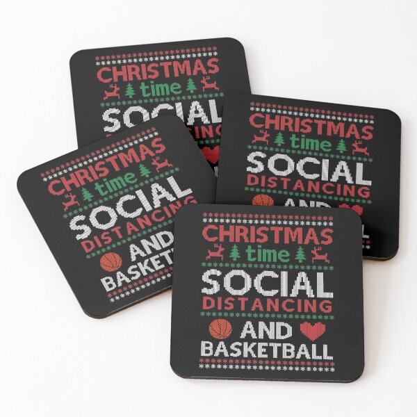 Item preview,  Christmas time social distancing and Basketball  gift design idea  designed and sold by DESIGNNOUR.