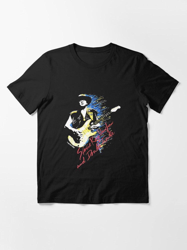 SRV Stevie Ray Vaughan In Step Final Tour before death double | Essential  T-Shirt