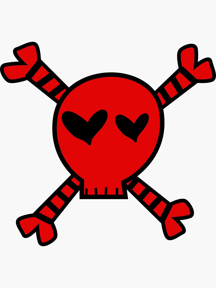 Red Y K Skull Sticker For Sale By R Draccoon Redbubble