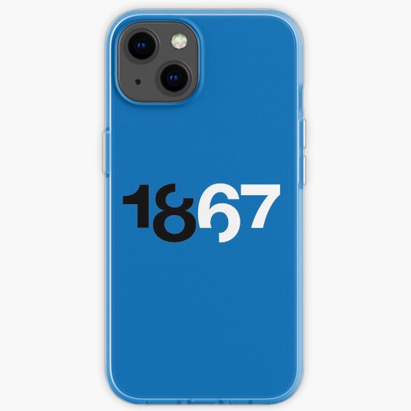 1867 Blue iPhone Soft Case